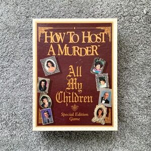 Vintage 1990s How to Host a Murder All My Children Special Edition game